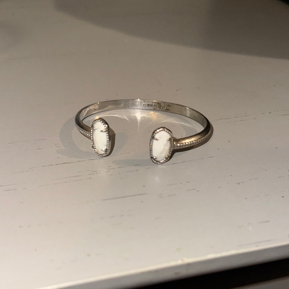 Kendra Scott Elegant Silver and White Women's Bracelet